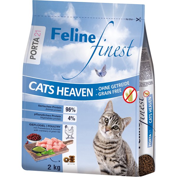 Porta 21 Feline Finest Cats Heaven sin cereales - 2 kg