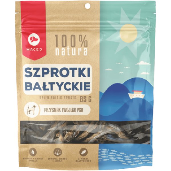Voordeelpakket: 3x85g Maced Natuurlijk Baltische sprot hondensnacks