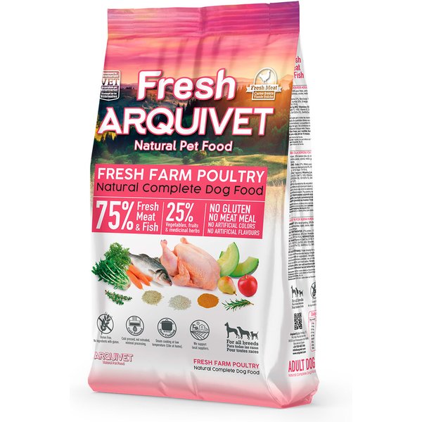 2,5kg Arquivet Fresh Farm Pluimvee droogvoer voor honden