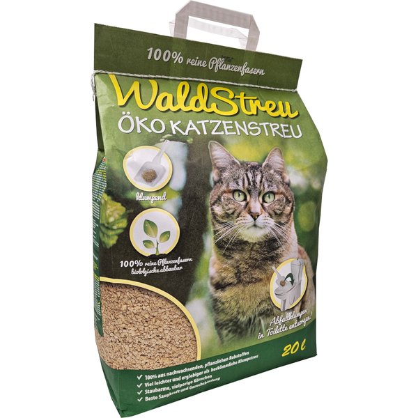 20l WaldStreu klonterende kattenbakvulling