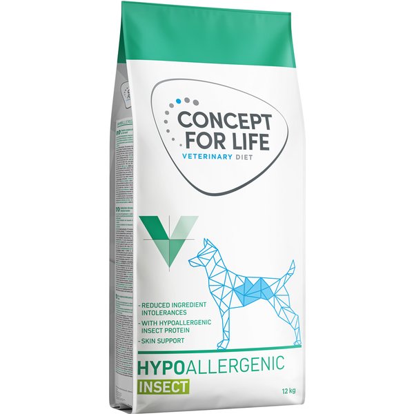 Concept for Life Veterinary Diet Hypoallergenic Insect hondenvoer - Nieuw Receptuur: 12 kg