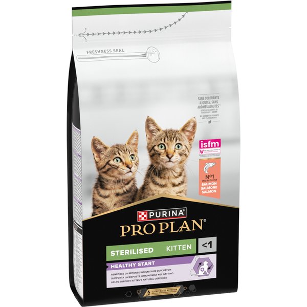 PURINA PRO PLAN Sterilised Kitten Healthy Start salmão - 2 x 1,5 kg