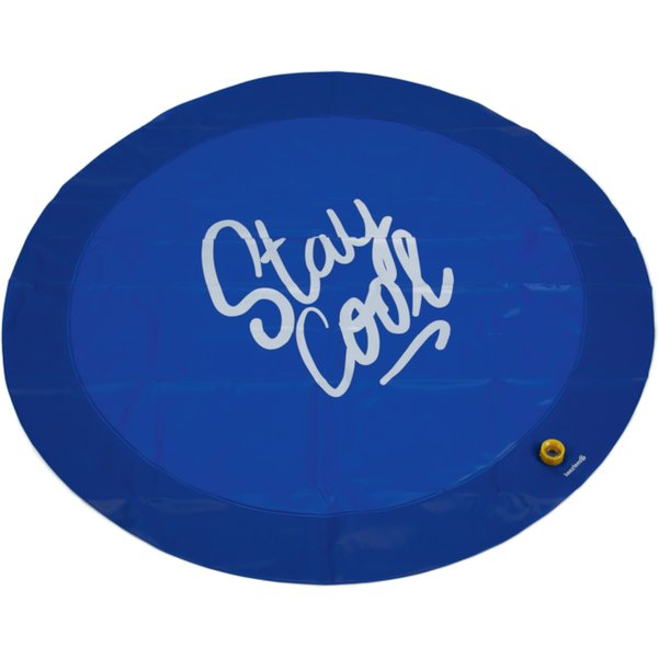 Beeztees tapete de aspersão Stay Cool, em azul - Ø 130 x A 5 cm