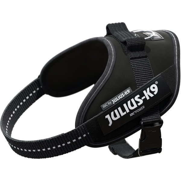 Arnés Julius-K9 IDC® Power negro para perros - Talla S: Perímetro torácico 49 - 67 cm