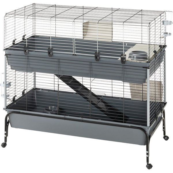 Ferplast Gaiola Vital 120 para coelhos - 2 pisos - 120 x 60 x 116 cm (C x L x A)