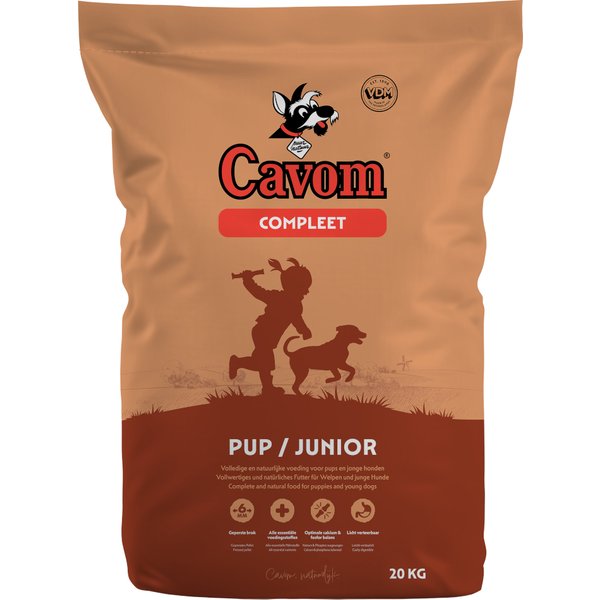20kg Compleet Puppy/Junior Cavom Hondenvoer