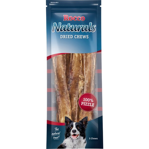 Rocco Naturals snacks de nervo de boi para cães - 3 x 5 unidades