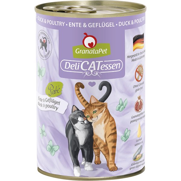 GranataPet DeliCatessen 6 x 400 g - Pato y ave