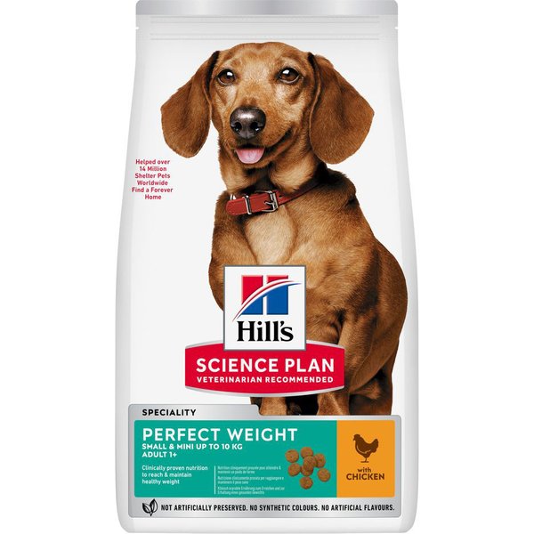 Hill's Science Plan Perfect Weight Adult 1+ Small & Mini con pollo - 2 x 6 - Pack Ahorro