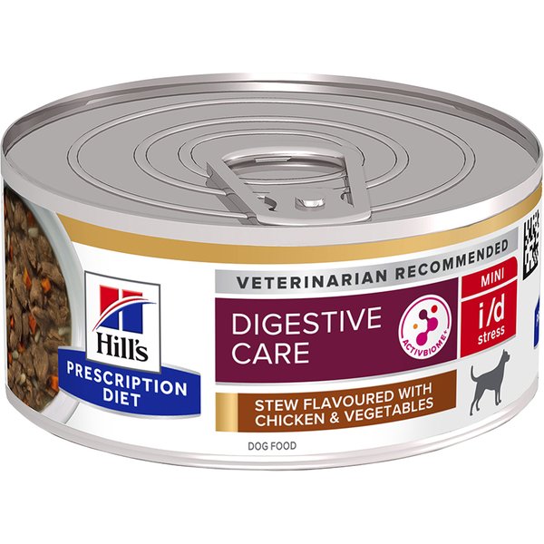 24 x 156 g i/d Digestive Care Stress Mini Stoofpotje Met Kip : Hill's Prescription Diet Hondenvoer