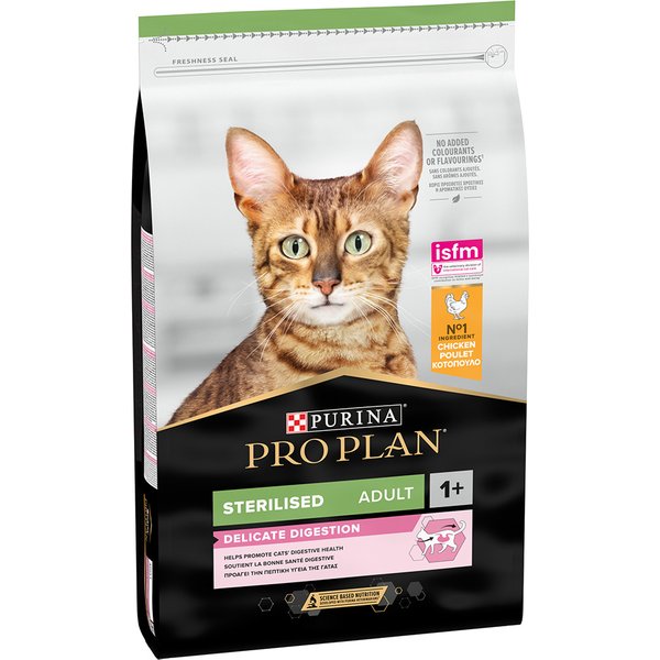 10kg PURINA PRO PLAN Gesteriliseerde kat met kip droog kattenvoer