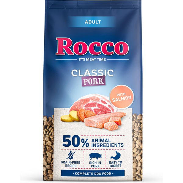 Rocco Classic Adult Varkensvlees met Zalm - Dubbelpak 2 x 10 kg
