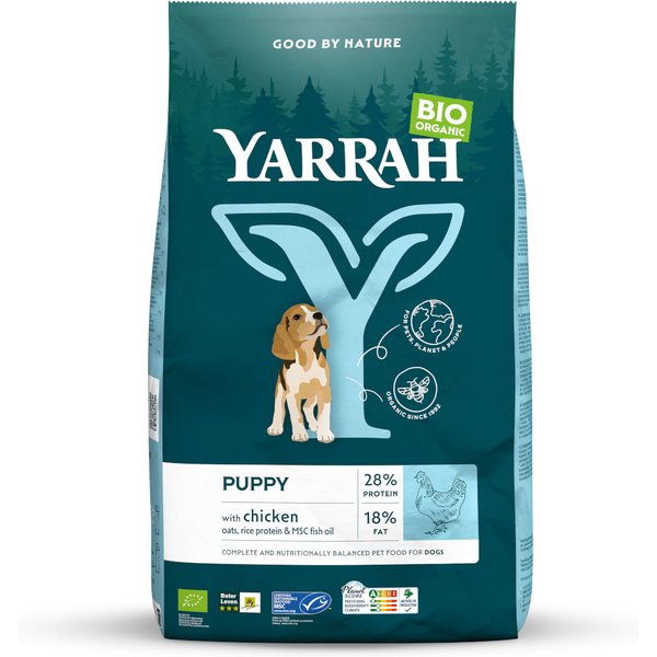 Yarrah Bio Hondenvoer Puppy - Dubbelpak: 2 x 2 kg