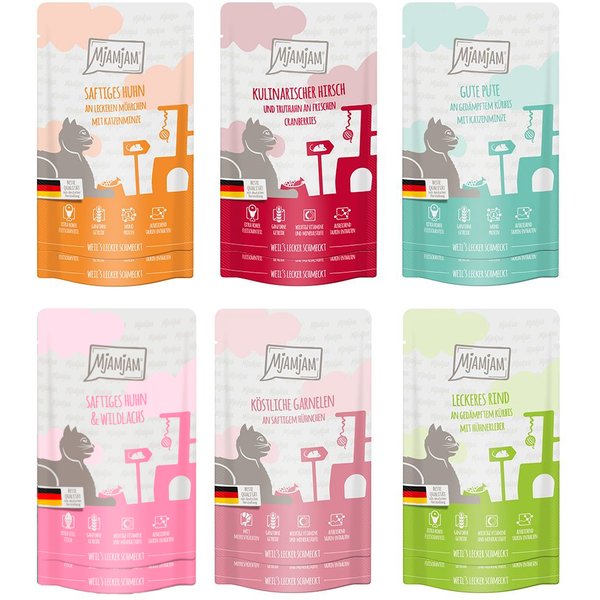 Mixpack MjAMjAM 12 x 125 g - Mezcla (6 variedades)