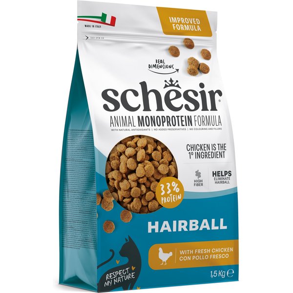 Schesir Original Haarbal met kip - 1,5 kg