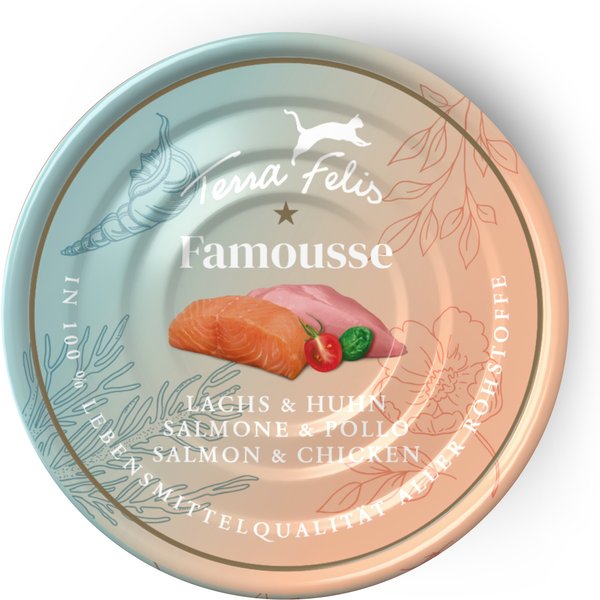 24 x 80 g Terra Felis zalm kattenvoer nat