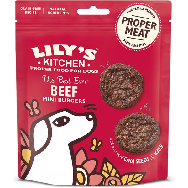 Voordeelpakket: 3x70g Lily's Kitchen Dog Mini Burger hondensnacks