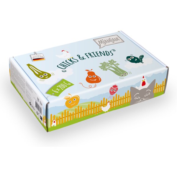 MjAMjAM 24 x 200 g - Pack ahorro - Mix Chicks & Friends