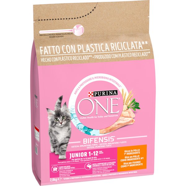 Purina ONE Junior met Kip - voordeelverpakking 2 x 2,8 kg