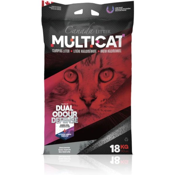 18kg Canada Litter Multicat Ongeparfumeerde kattenbakvulling