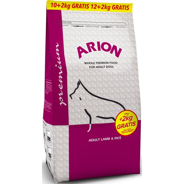 Arion Premium Lam & Rijst - 10 + 2 kg gratis