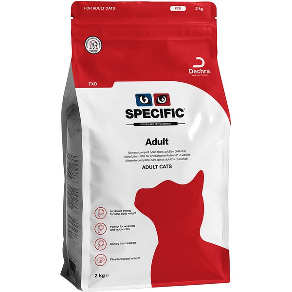 SPECIFIC Cat 2 x 2/6/7 kg pienso para gatos - Pack Ahorro - FXD Adult (2 x 2 kg)
