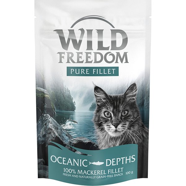 Wild Freedom Fillet Snacks para gatos - Pack económico: 2 x Filete de cavala (100 g)