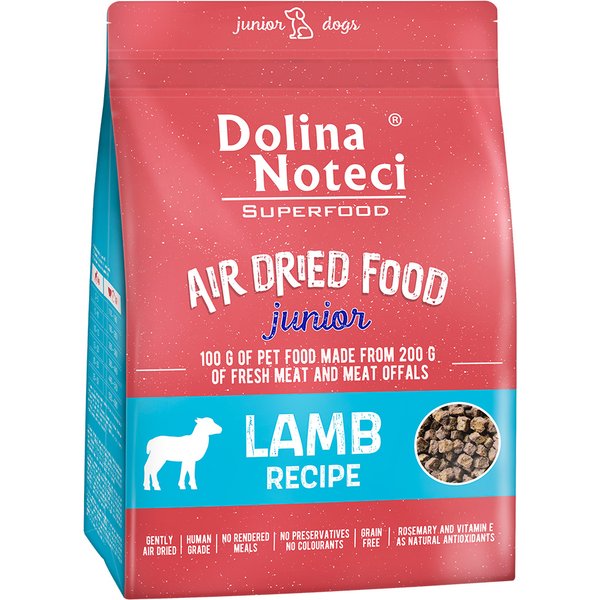 1kg Dolina Noteci Superfood Junior Lam hondenvoer droog