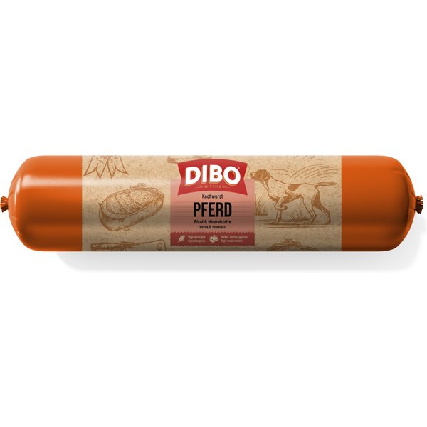 Dibo Salsicha Pur 10 x 800 g - Cavalo