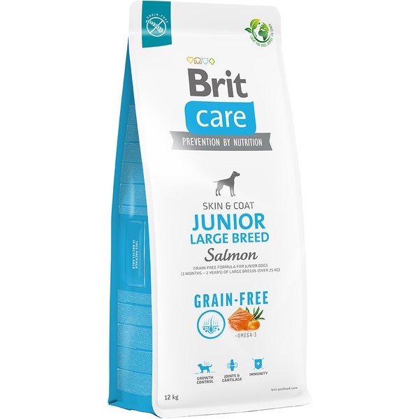 Brit Care Grain-Free Junior Large Breed con salmón y patata - 12 kg