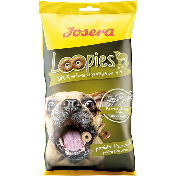 3x 150g Josera Loopies Lam hondensnacks