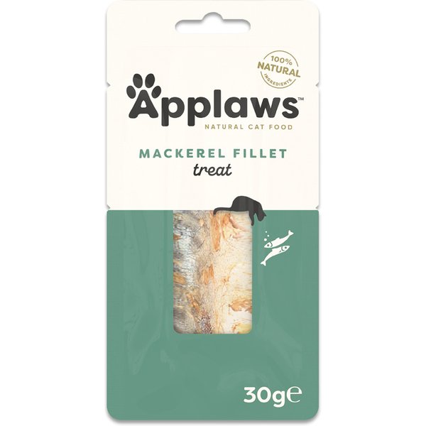 Applaws Cat Loin lombo inteiro de cavala - Pack económico: 3 x 30 g
