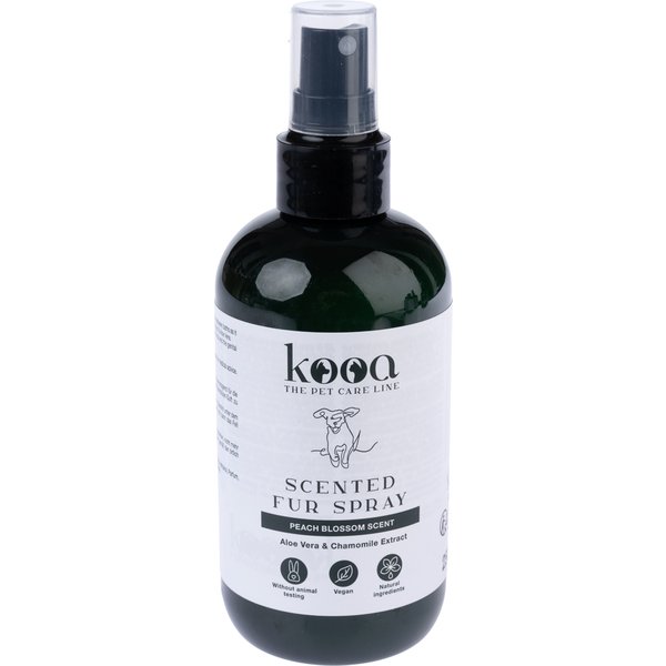 Spray perfumado para o pelo kooa com frangância a pêssego - 250 ml