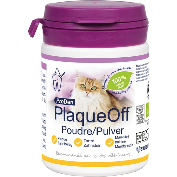 ProDen PlaqueOff cuidados dentários biológicos para gatos - 40 g
