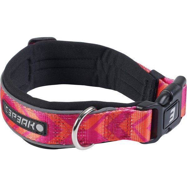 Icepeak Pet®Live Soft Halsband, cranberry Gr. L: halsomvang 50-60 cm, breedte hond 30 mm
