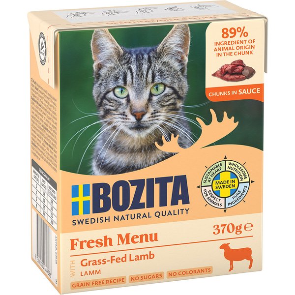 Bozita Tetra pedaços em molho 6 x 370 g - Cordeiro