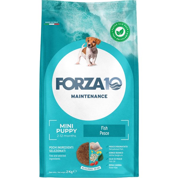 2kg Forza 10 Mini Puppy met vis droogvoer
