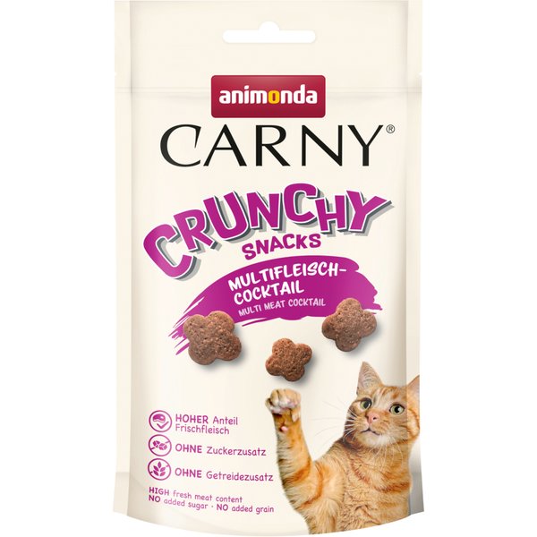 Animonda Carny Adult Crunchy - Pack económico: 10 x 50 g carnes múltiplas