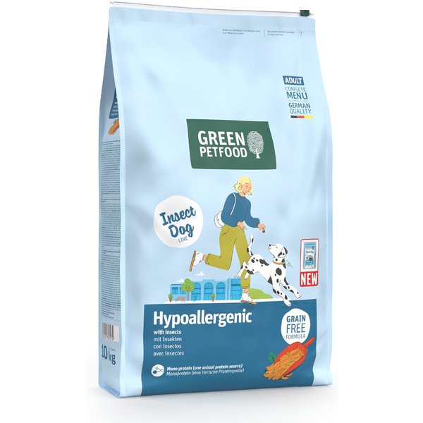 Green Petfood Hypoallergenic com insetos - 10 kg