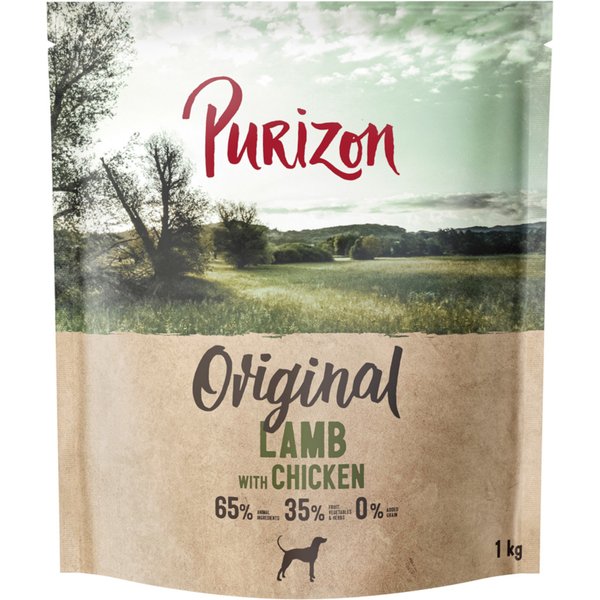 Sparpaket: 4x1kg Purizon Lamm mit Huhn Hundefutter trocken