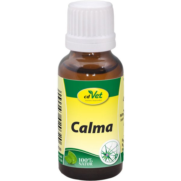 2 x 20 ml cdVet Calma aanvullend voer voor honden, katten en paarden