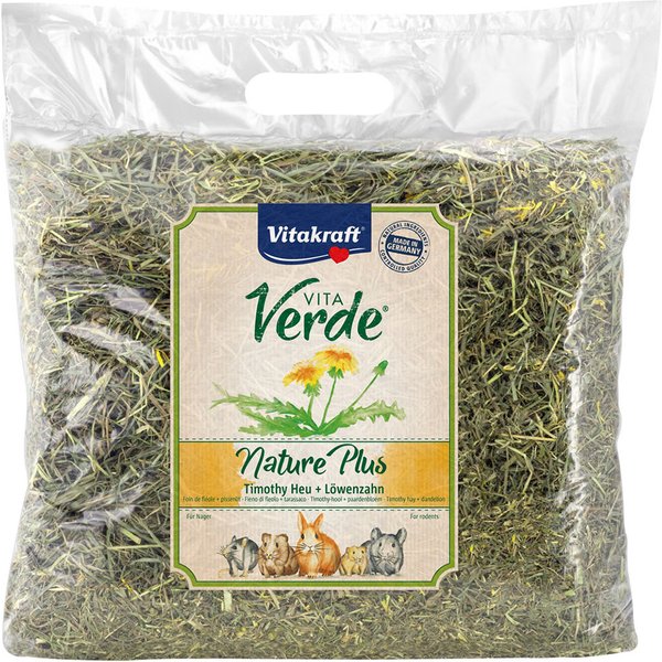 Voordeelpakket: 6x500g Vita Verde Timothy hooi met paardenbloem kleinvee