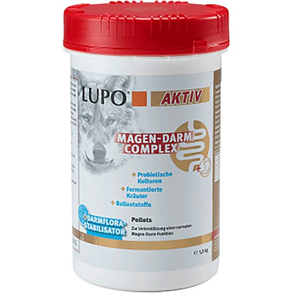 2x1300g Lupo Aktiv Magen-Darm Complex Bijvoer Hond