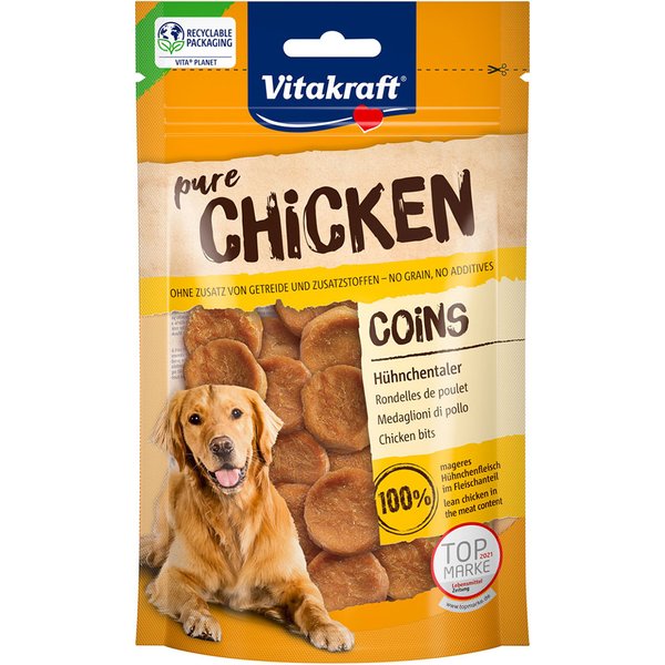Vitakraft Chicken Kiprondjes - Voordeelpakket: 3 x 80 g