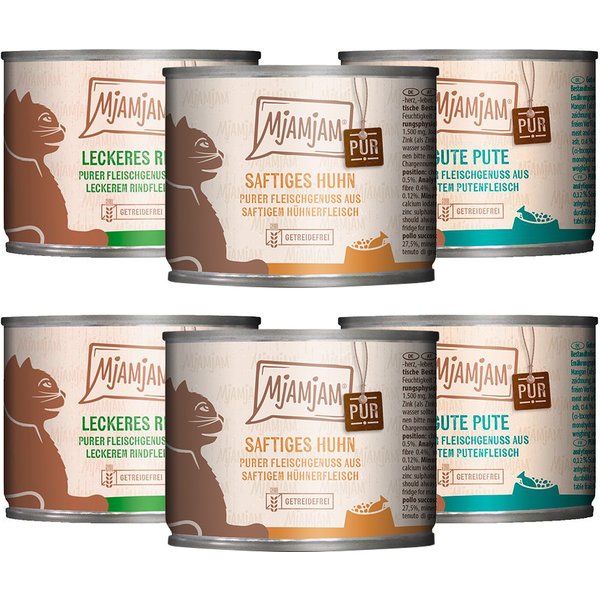 MjAMjAM puro prazer da carne 6 x 200 g - Pack misto - Pack misto (3 variedades)