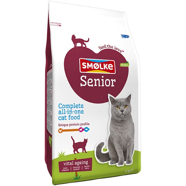 2x4kg Senior Smølke Kattenvoer