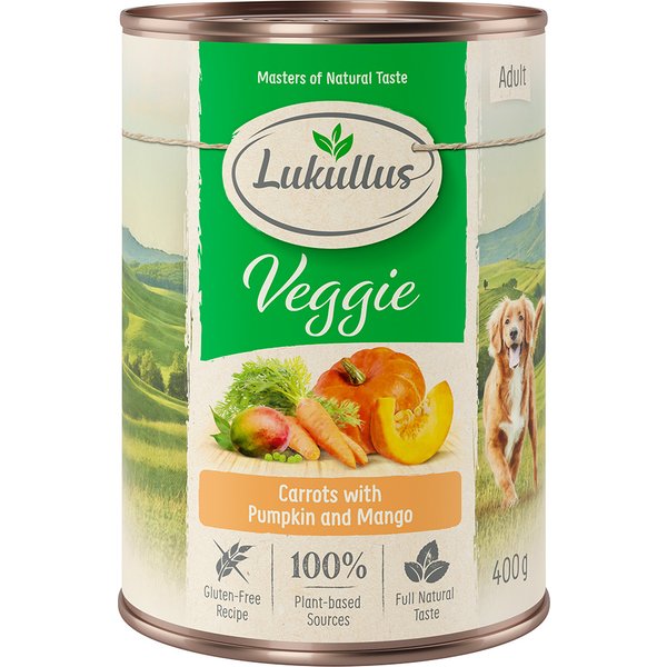 Lukullus Veggie comida húmida para cães - 6 x 400 g