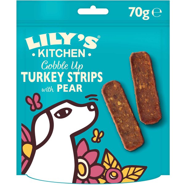 70g Strips met Kalkoen Lily's Kitchen Snack voor Honden