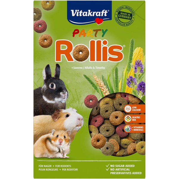Vitakraft Party Rollis - Pack económico: 2 x 500 g