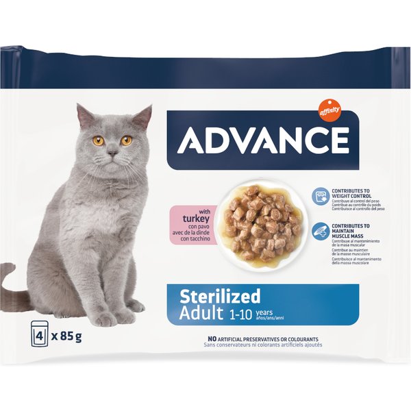 Advance Feline Sterilized Kalkoen Kattenvoer - 52 x 85 g